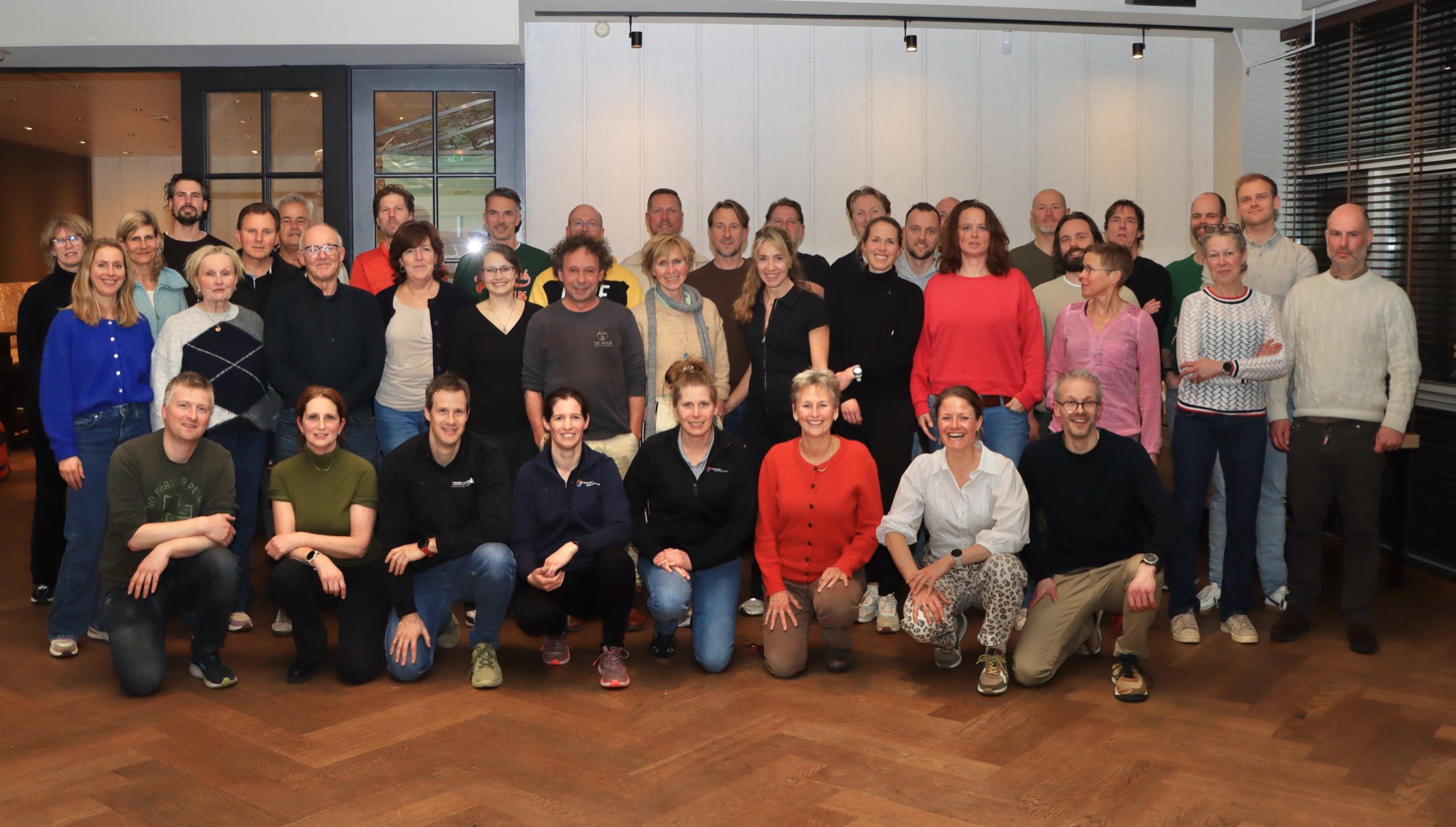 Leden van Schoudernetwerk regio Amsterdam tijdens een bijeenkomst